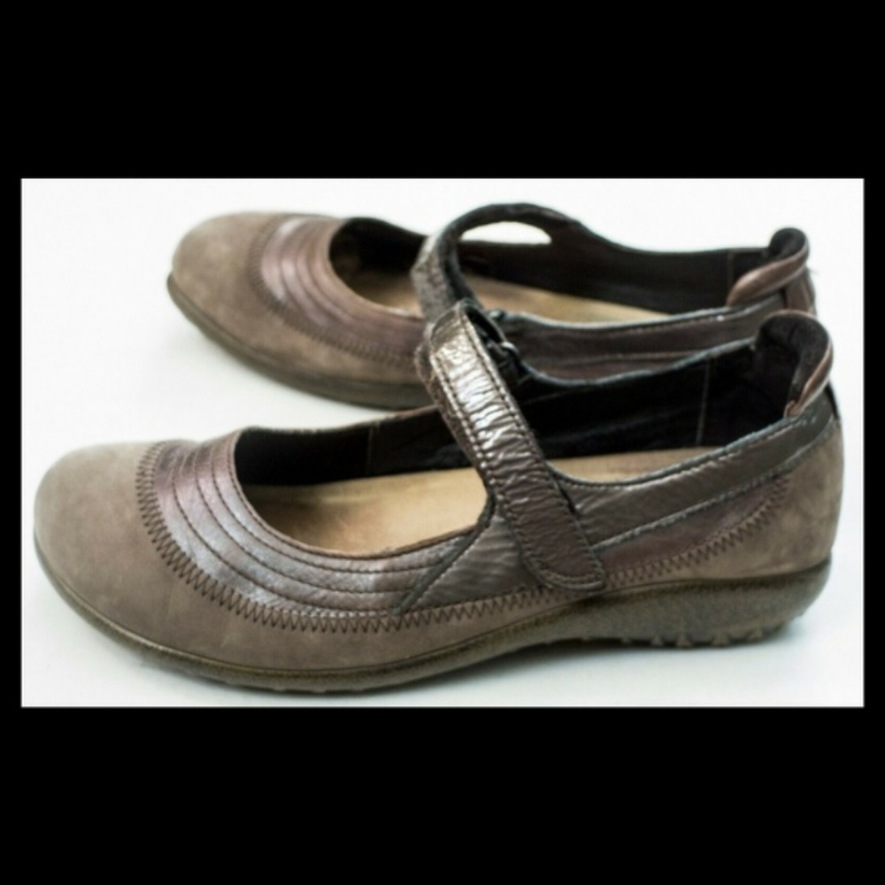 NAOT Mary Jane Brown Women's Size 38 EUR 7-7.5